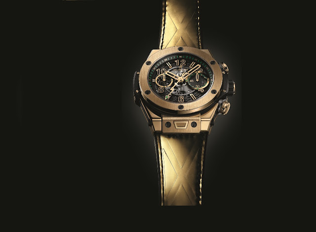 Limited Edition Hublot Big Bang Unico Usain Bolt Yellow Gold & Black Ceramic 45 mm Watches Review