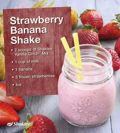 Resepi Strawbery Banana Shake Untuk Bantu Turunkan Berat 