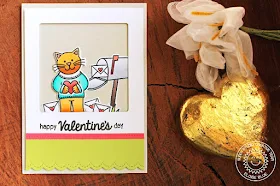 Sunny Studio Stamps: Sending My Love Valentine's Day card by Eloise Blue.