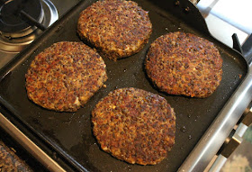 Food Lust People Love: The perfect lentil burgers have two secret ingredients, mozzarella cheese for fat and moisture and smoked paprika to mimic a little charbroiled flavor. Truly, you will not miss the meat.