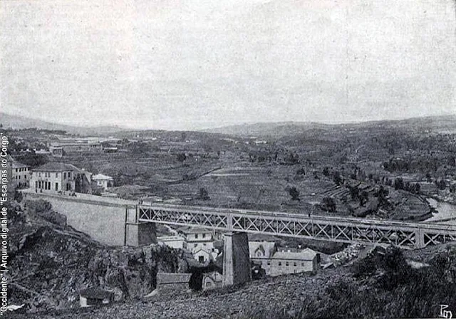 Ponte sobre o rio Corgo em Vila Real - Trás-os-Montes e Alto Douro