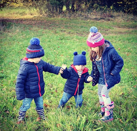 Clangers entry from Somewhere After the Rainbow - three kids holding hands