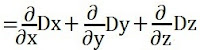 Divergence theorem formula