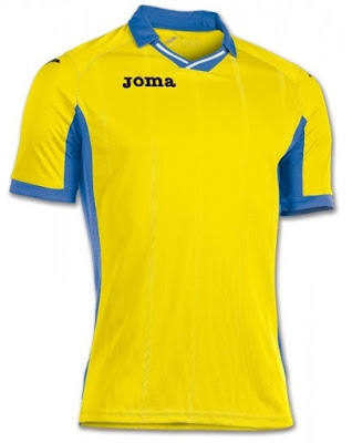 Desain Jersey Futsal Joma Warna Kuning Berkerah