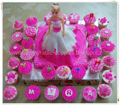 Barbie Birthday Cake on Atemyrable Cuppies  Theme  Pinkalicious Barbie