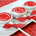 Peppermint Oreo Lollipops