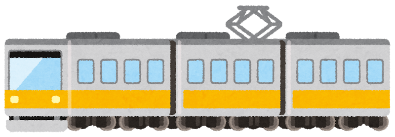 いろいろな色の電車のイラスト かわいいフリー素材集 いらすとや