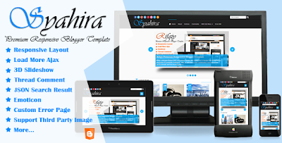 Syahira - Magazine Responsive SEO Blogger Template