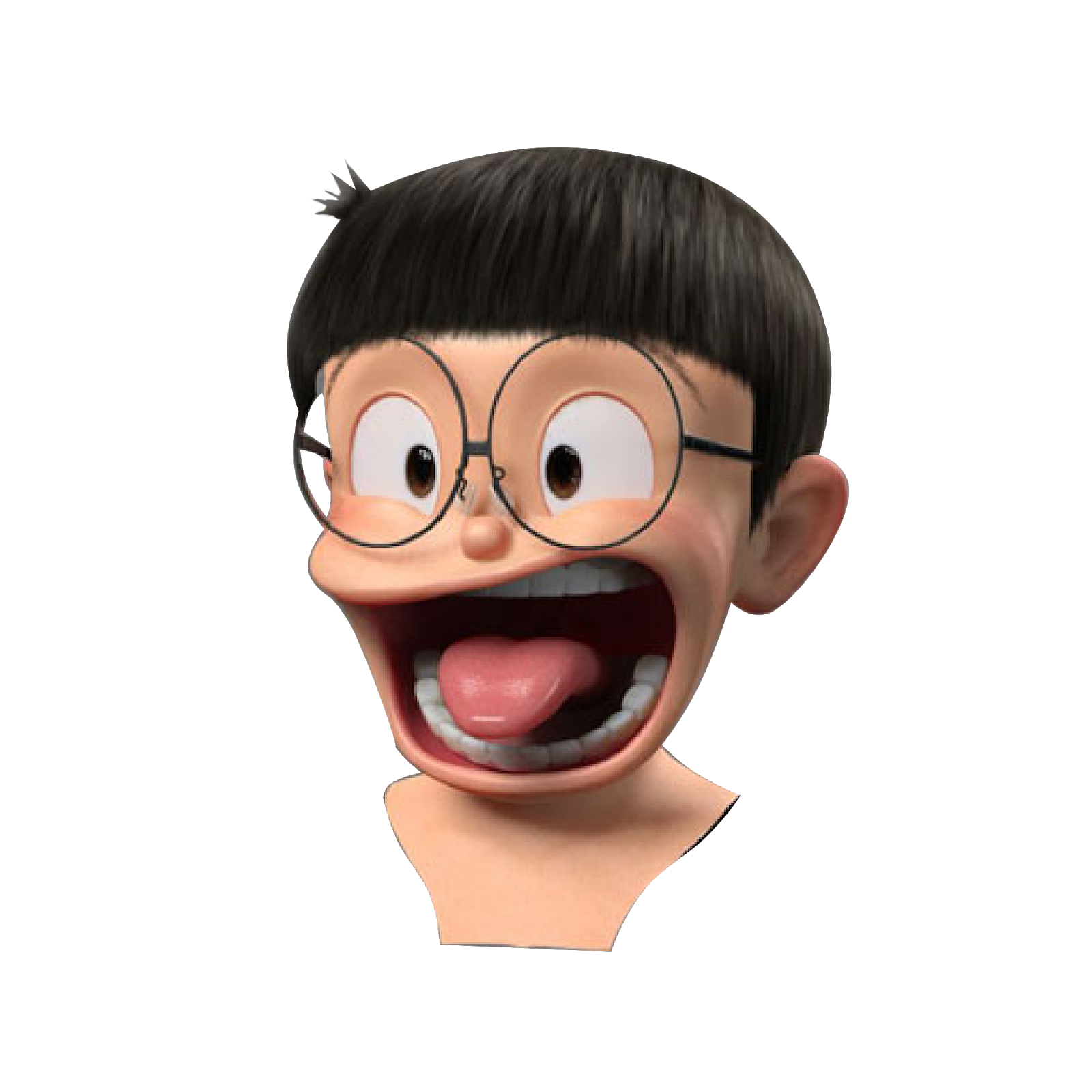 Download Mentahan Kepala Nobita Terbaru HD PNG - Editor Noob