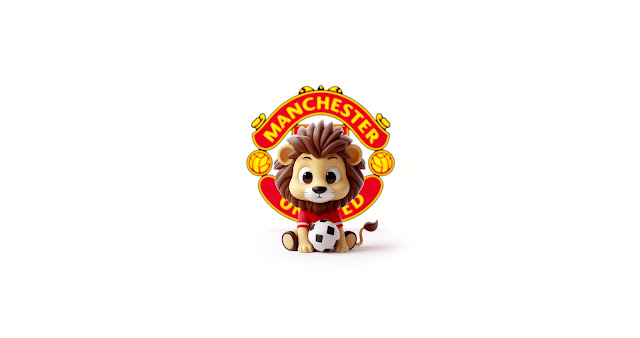 Manchester United FC Lion Mascot 4K Wallpaper