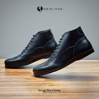 Sepatu Casual Boot Pria Reyl Strings Original