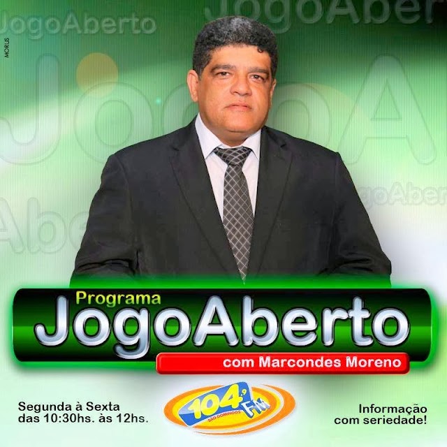 Jogo Aberto com Marcondes Moreno na São Domingos FM