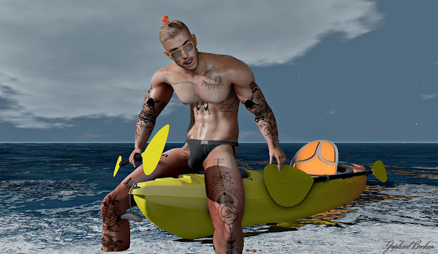 4BBIDEN,KAYAK,DEEPSTATIC,SECONDLIFE,FASHION,SPORTS,SUMMER,WATER,SUNRISE,SUNSHINE,WATERSPORTS,RELAX,SECONDLIFE,METAVERSE,OUMO,MALE,MEN,