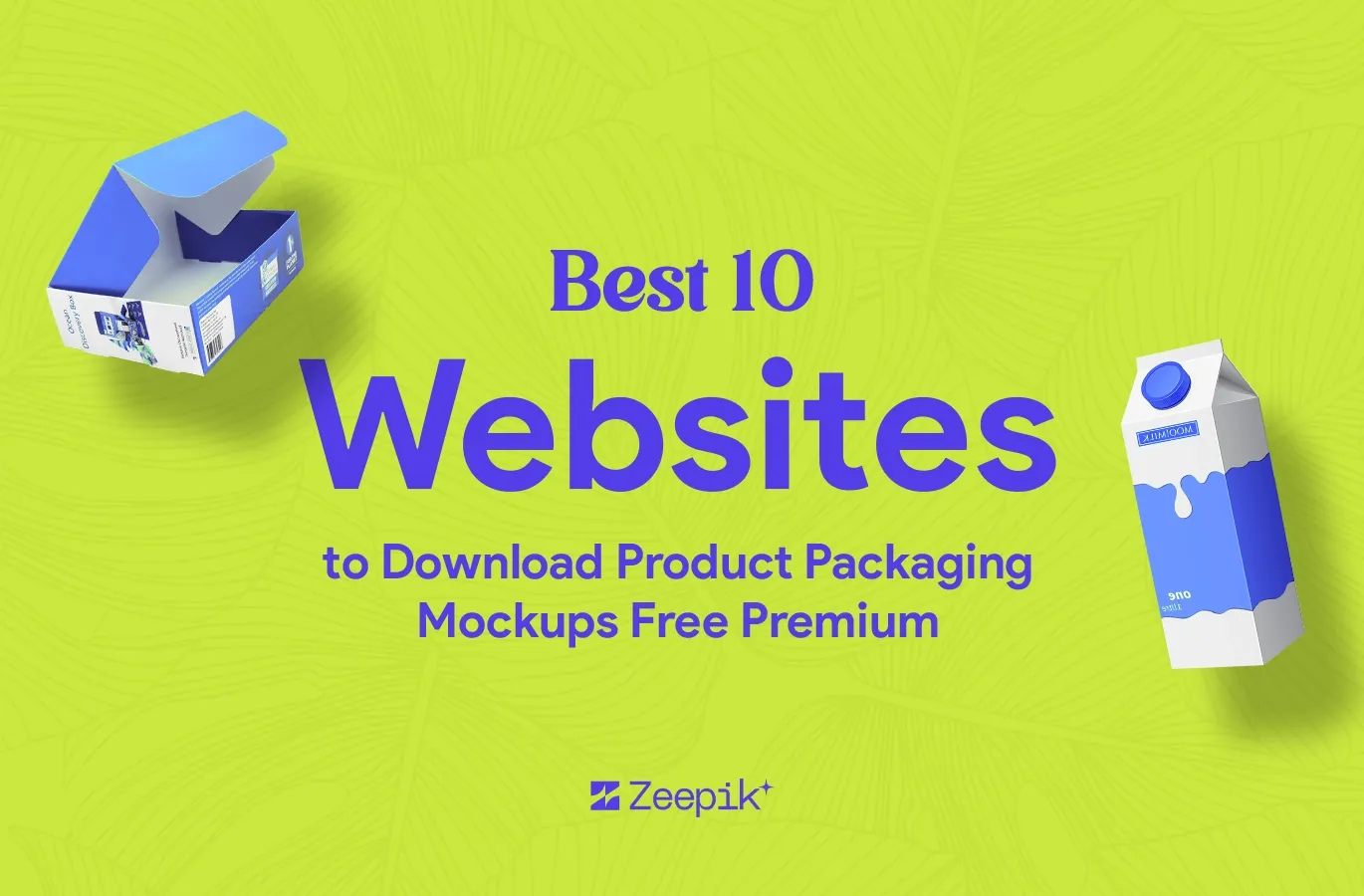 Best 10 Websites to Free Download Product Packaging Mockups