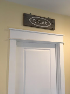 Barnwood Sign - Relax