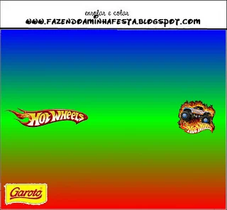 Hot Wheels Party, Free Printable Candy Bar Labels. 