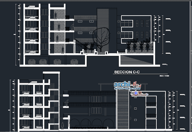 HOUSING BUILDING Arequipa in AutoCAD