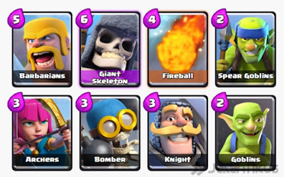 Kumpulan Battle Deck Clash Royale Arena 3 Terbaik (Winning Strategy) Control