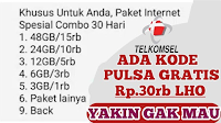 CEPETAN DAFTAR ! Telkomsel Bagi-bagi Paket Internet Murah Sampai Kuota Gratis, 10 GB Rp 2 Ribuan