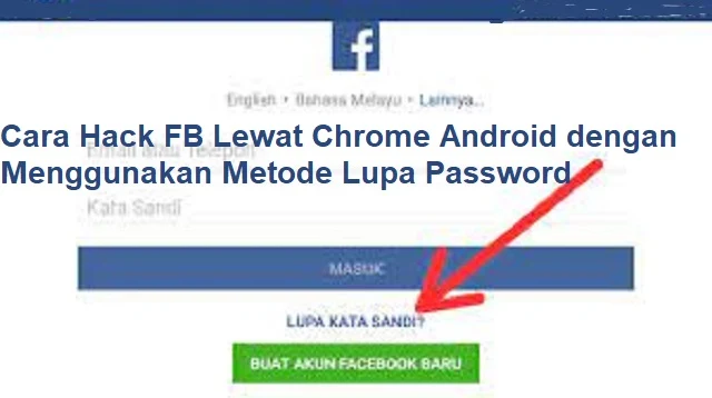 Cara Hack FB Lewat Chrome Android