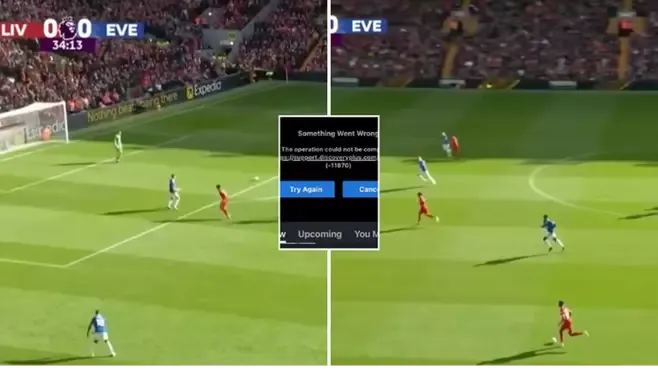 Fans fume over 'shocking' Liverpool vs Everton coverage issues on Discovery+ app