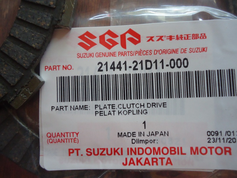 Modifikasi Suzuki Satria: Memasang Kampas Kopling Satria FU