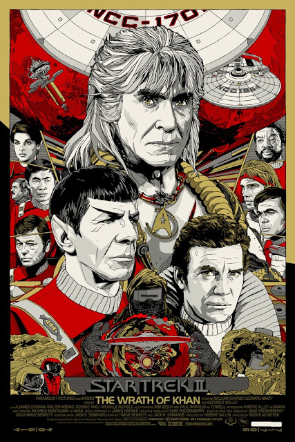 Star Trek II: The Wrath of Khan Screen Print by Tyler Stout