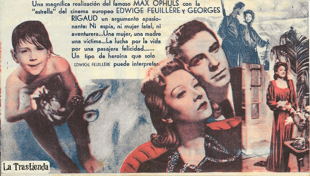 Programa de Cine - Suprema Decisión - Edwige Feuillère - Georges Rigaud