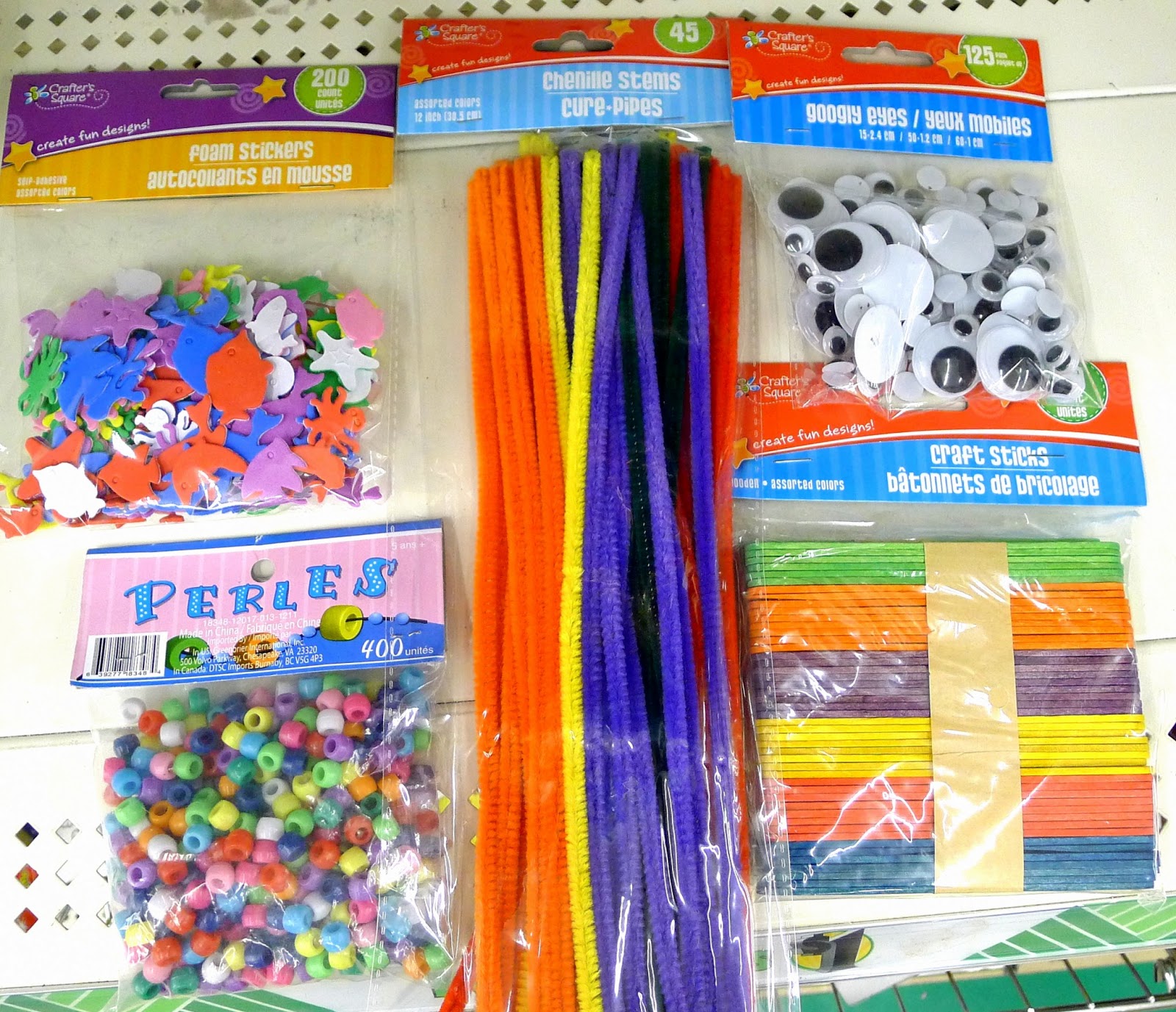 Dollar Tree Arts & Crafts Items! So cute and all just $1!