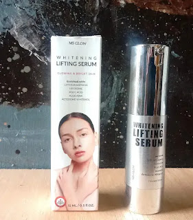 kemasan dari MS Glow Whitening Lifting Serum