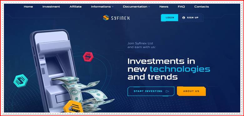 Мошеннический сайт syfinex.biz – Отзывы, развод, лохотрон? Мошенники