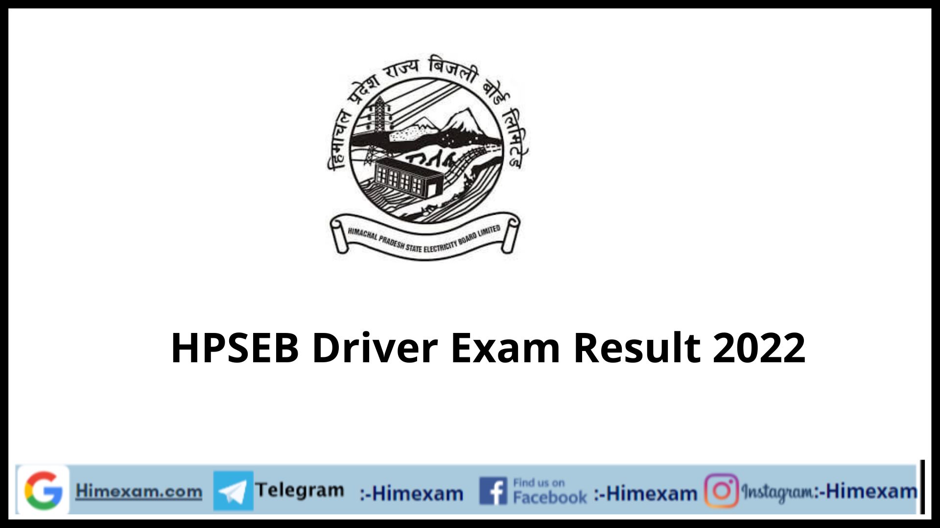 HPSEB Driver Exam Result 2022