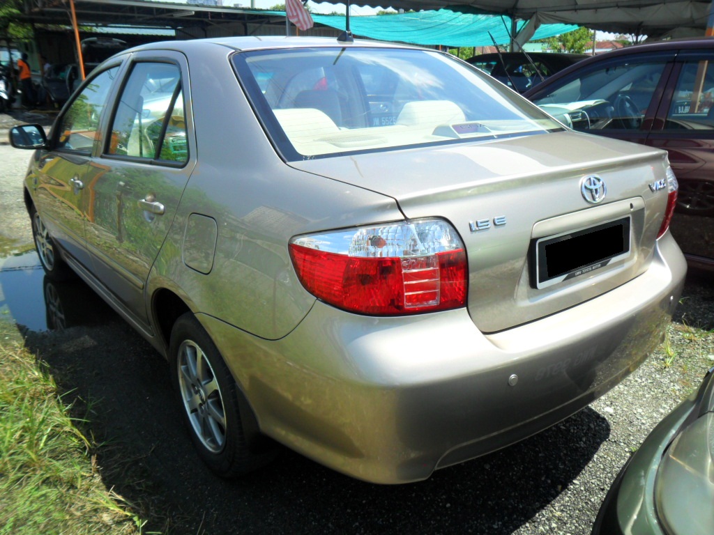  KERETA  UNTUK  DI JUAL  TOYOTA VIOS 1 5E A 2007