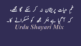 Gham-e-hayaat | Urdu shayari | 2 line poetry