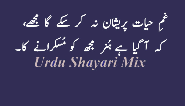 Gham-e-hayaat | Urdu shayari | 2 line poetry
