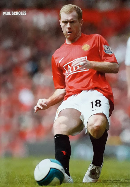 PAUL SCHOLES OF MANCHESTER UNITED