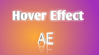 How to make Hover effect effortless in AE