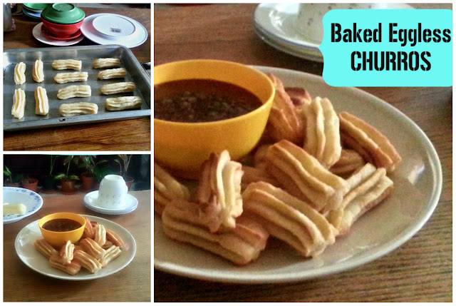 Baked Eggless Churros Recipe @ treatntrick.blogspot.com