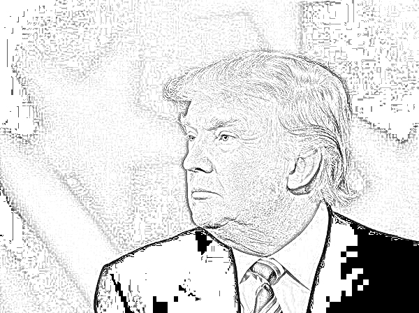 President Donald Trump coloring.filminspector.com