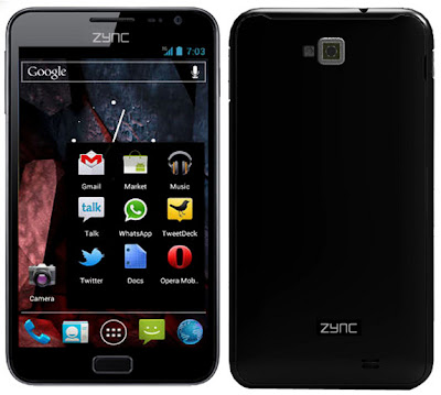 Zync Cloud Z5 Dual Sim Android 4.0