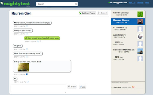 MightyText - SMS from Computer