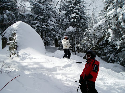 Exploring Chatiemac Glade Saturday morning, Feb. 25, 2012.

The Saratoga Skier and Hiker, first-hand accounts of adventures in the Adirondacks and beyond, and Gore Mountain ski blog.