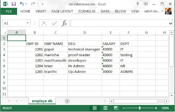 How to Iterate Over Rows and Cells of Excel file in Java - Example