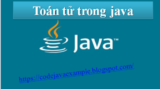 Toán tử trong java