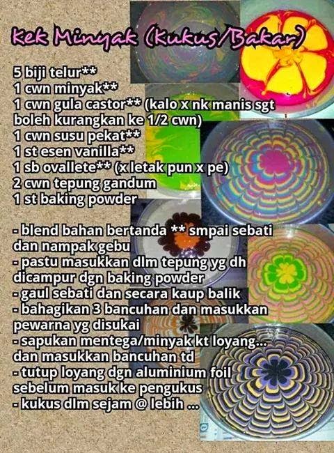 Kek Minyak Kukus yang Gebu  CeLoteh MJ