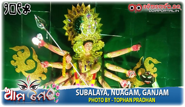 Ama Medha: Maa Durga Medha From Subalaya, Ganjam - Photo By Tophan Pradhan