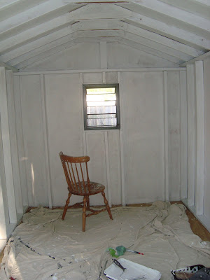 Sometimes Simple: The Playhouse Part 3: Painting the Interior