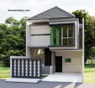 Desain Rumah Minimalis 6x10 Tampak Depan