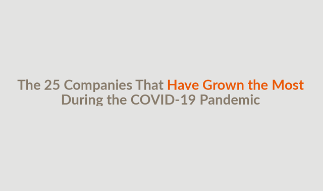 The 25 Companies That Grew the Most During the COVID-19 Pandemic