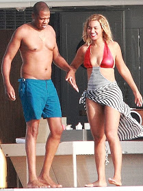 #CODED-ish Photo::Beyonce And Husband Jay Z Reveal Beach Bodies On Her 32nd Birthday Celebration (PHOTOS)